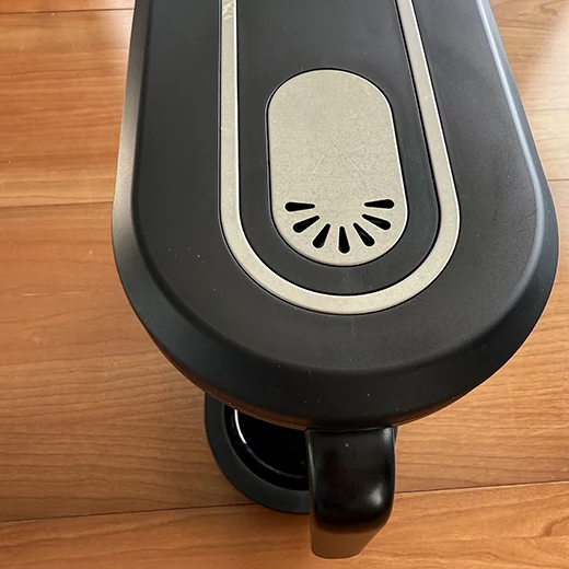 Top of machine